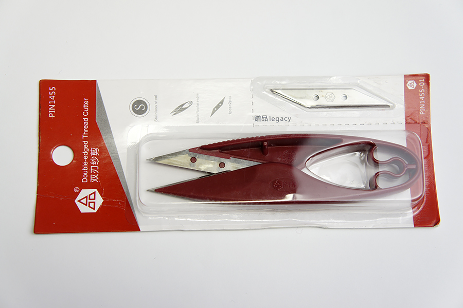 Ножиці 4" для обрізання ниток PIN з додатковим лезом 110 мм