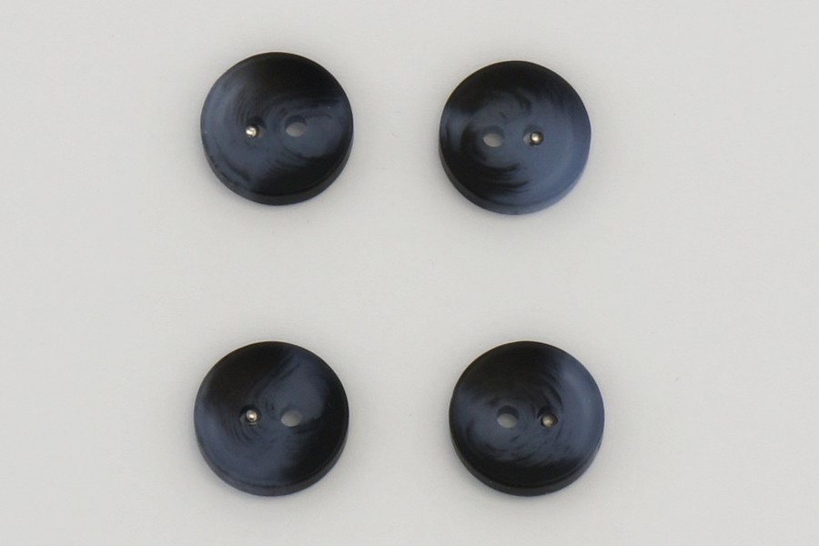 Гудзик 15 мм Mertbutton 2 отвори класичний синій темний FNL-253-24-0859