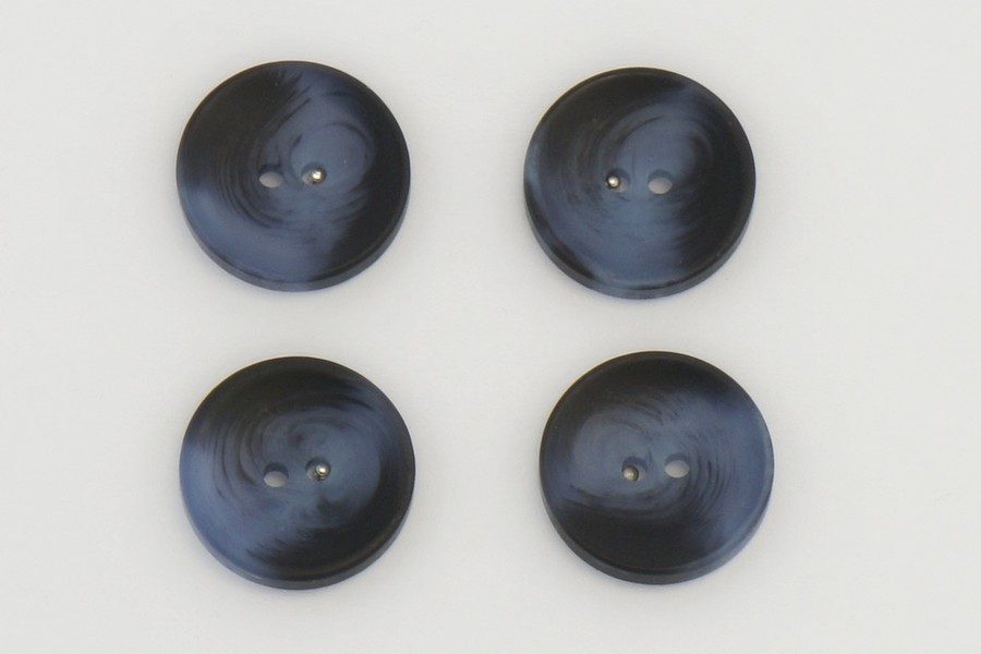 Гудзик 23 мм Mertbutton 2 отвори класичний синій темний FNL-253-36-0859