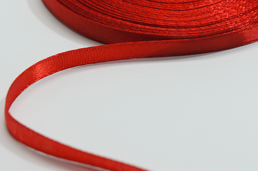 Стрічка 6 мм MH червоний