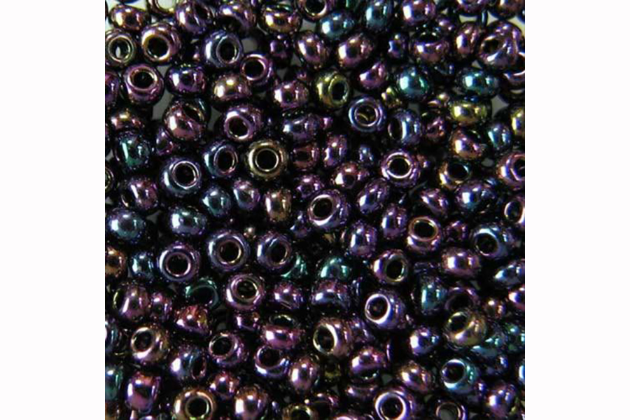 Бісер Preciosa 59195 №10 непрозорий ірис райдуга 2,3 мм
