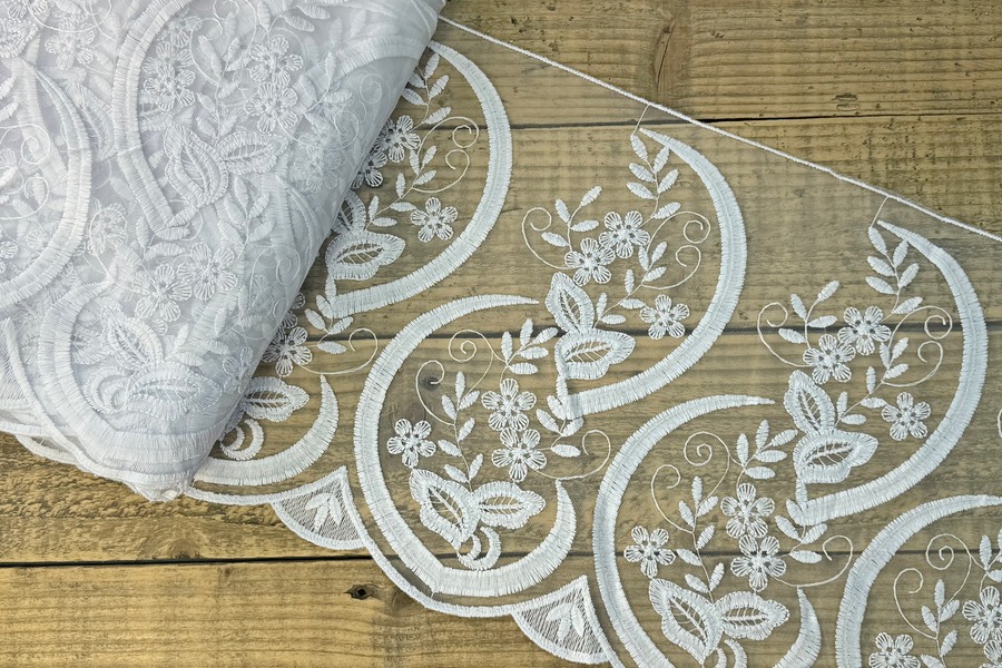 Мереживо блюмарин 330 мм SinemBro білий