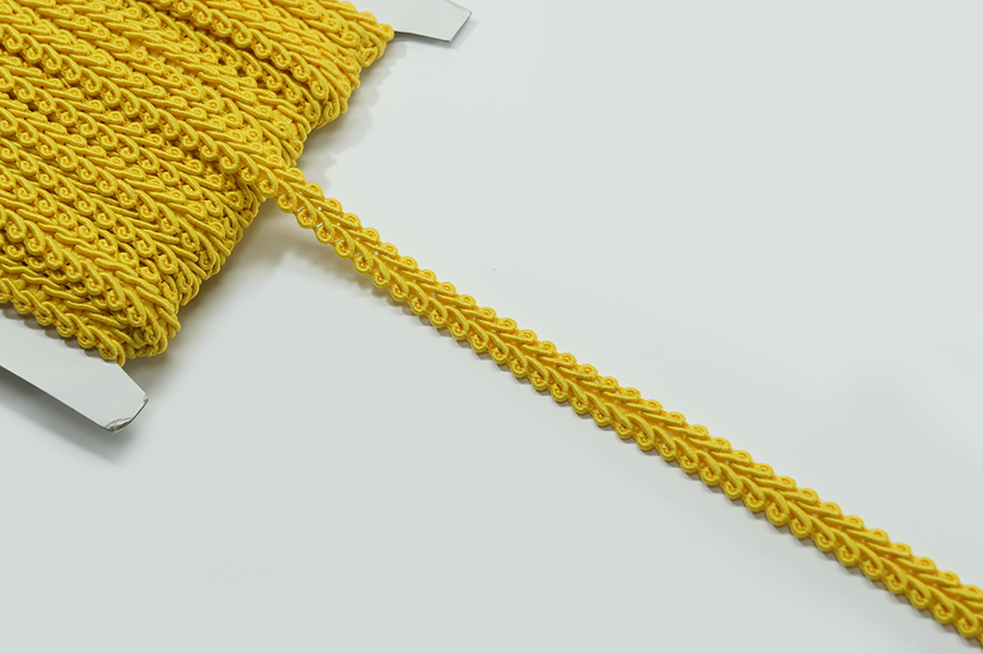 Тасьма сутаж 10 мм MH жовтий оранжевий