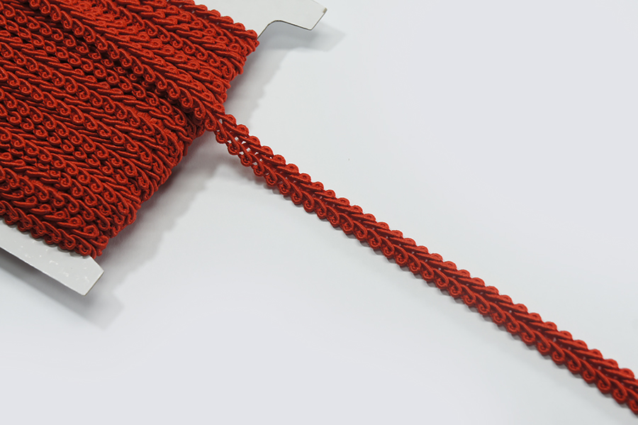 Тасьма сутаж 10 мм MH червоний