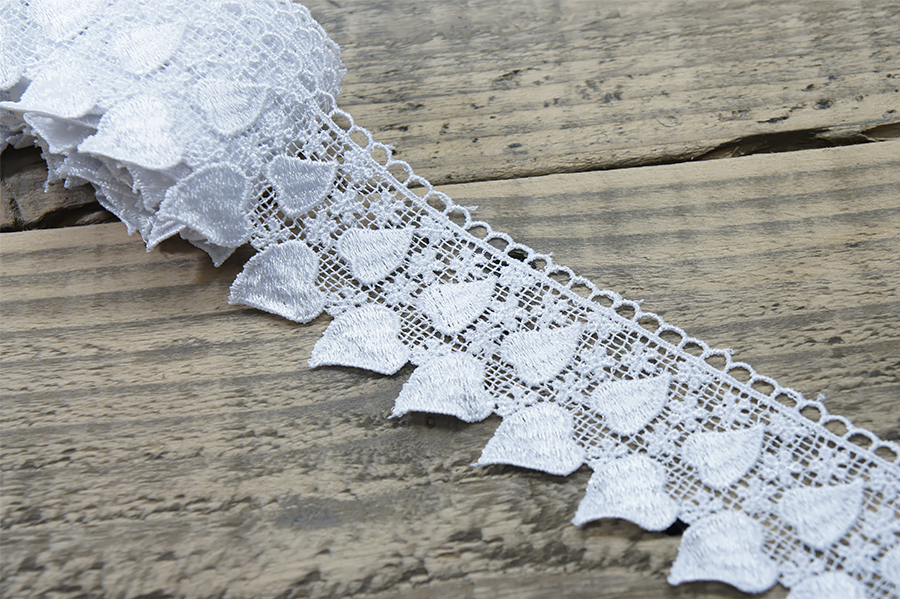 Мереживо гіпюр 60 мм SinemBro білий 4G4238-60-white