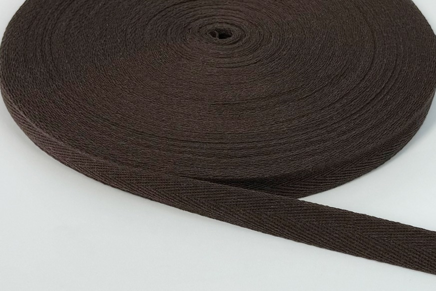Стрічка кіперна 20 мм коричневий