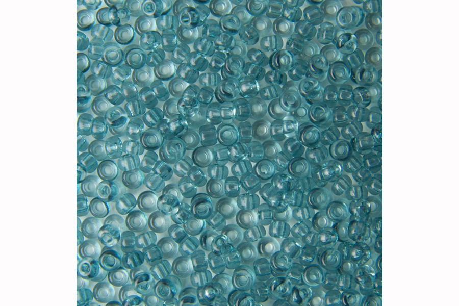 Бісер Preciosa 01133 №10 кришталь сольгель бірюзовий темний 2,3 мм