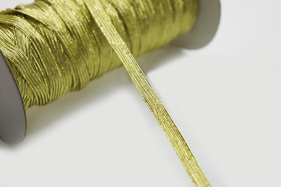 Тасьма еластична 8 мм люрекс MH на катушці