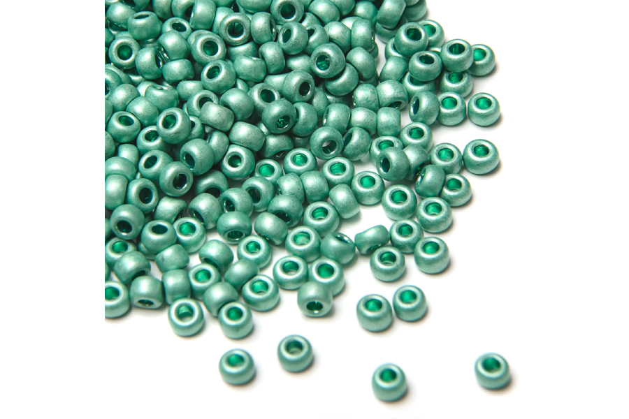 Бісер Preciosa 18558 №10 непрозорий матовий бірюзовий 2,3 мм