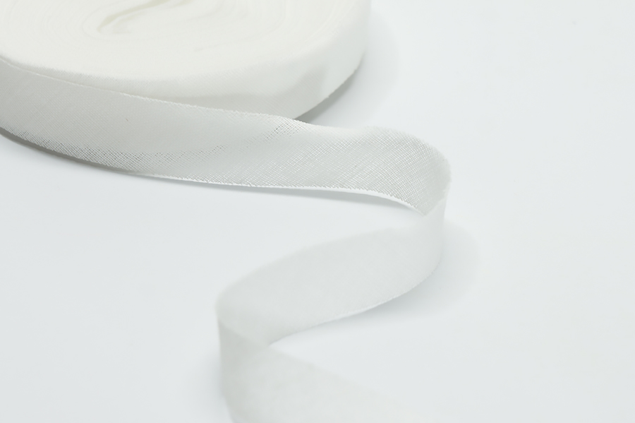 Бейка 18 мм матова, непідвернута білий