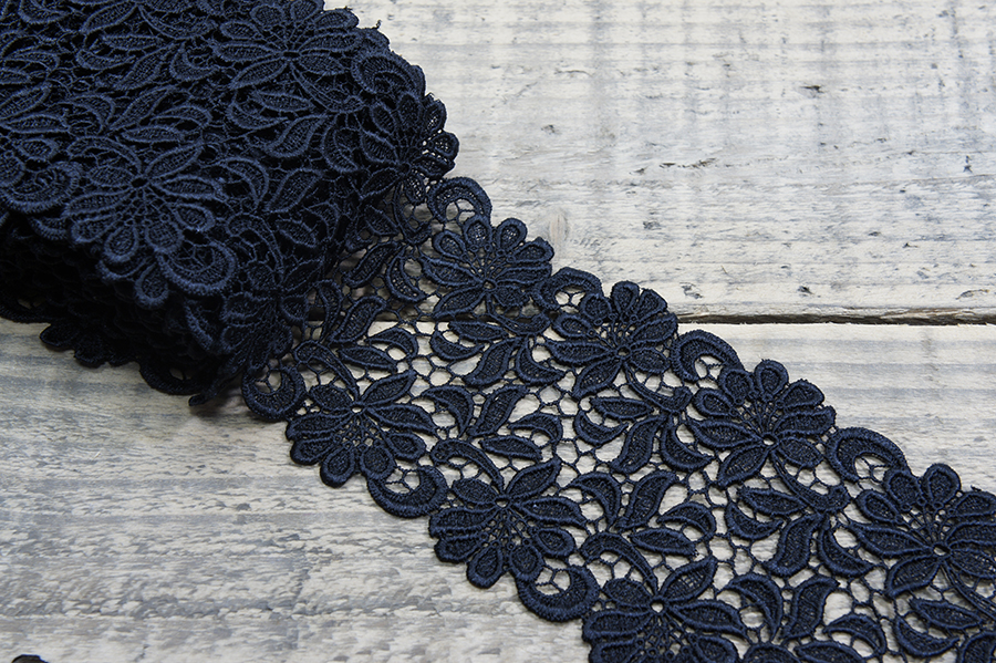 Мереживо гіпюр 100 мм SinemBro чорний