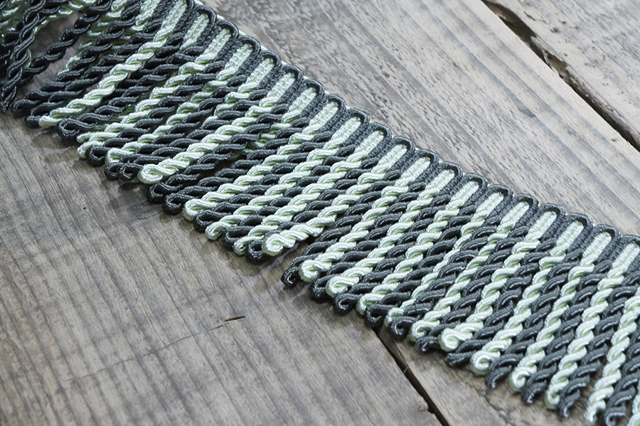 Бахрома 85 мм (пряма) салатовий блідий