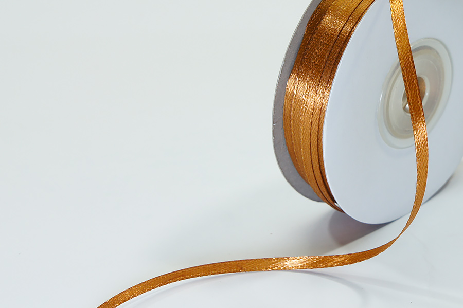 Стрічка на катушці 3 мм MH рудий блідий