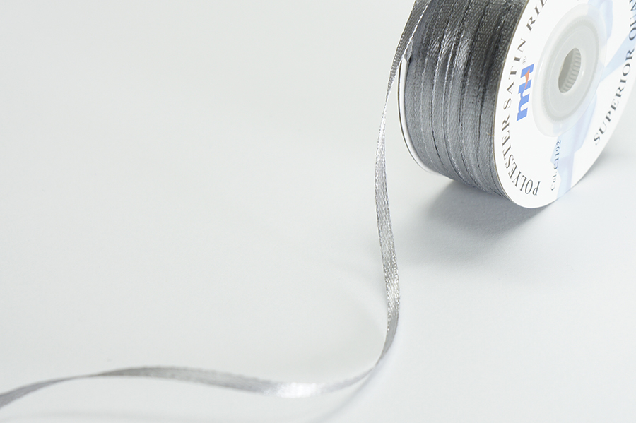 Стрічка на катушці 3 мм MH сірий