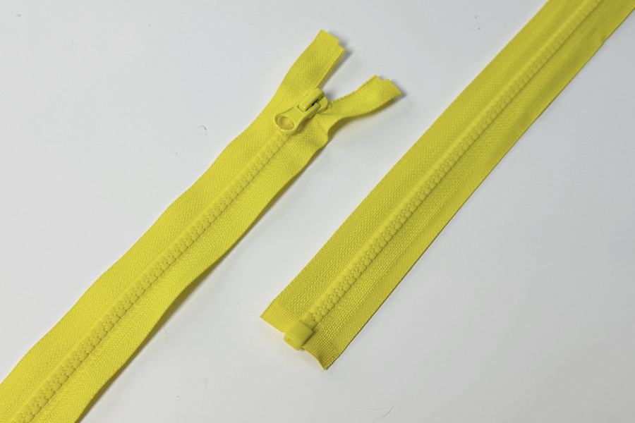 Блискавка MH Тип 5, 1 замок жовтий лимонний яскравий 60 см