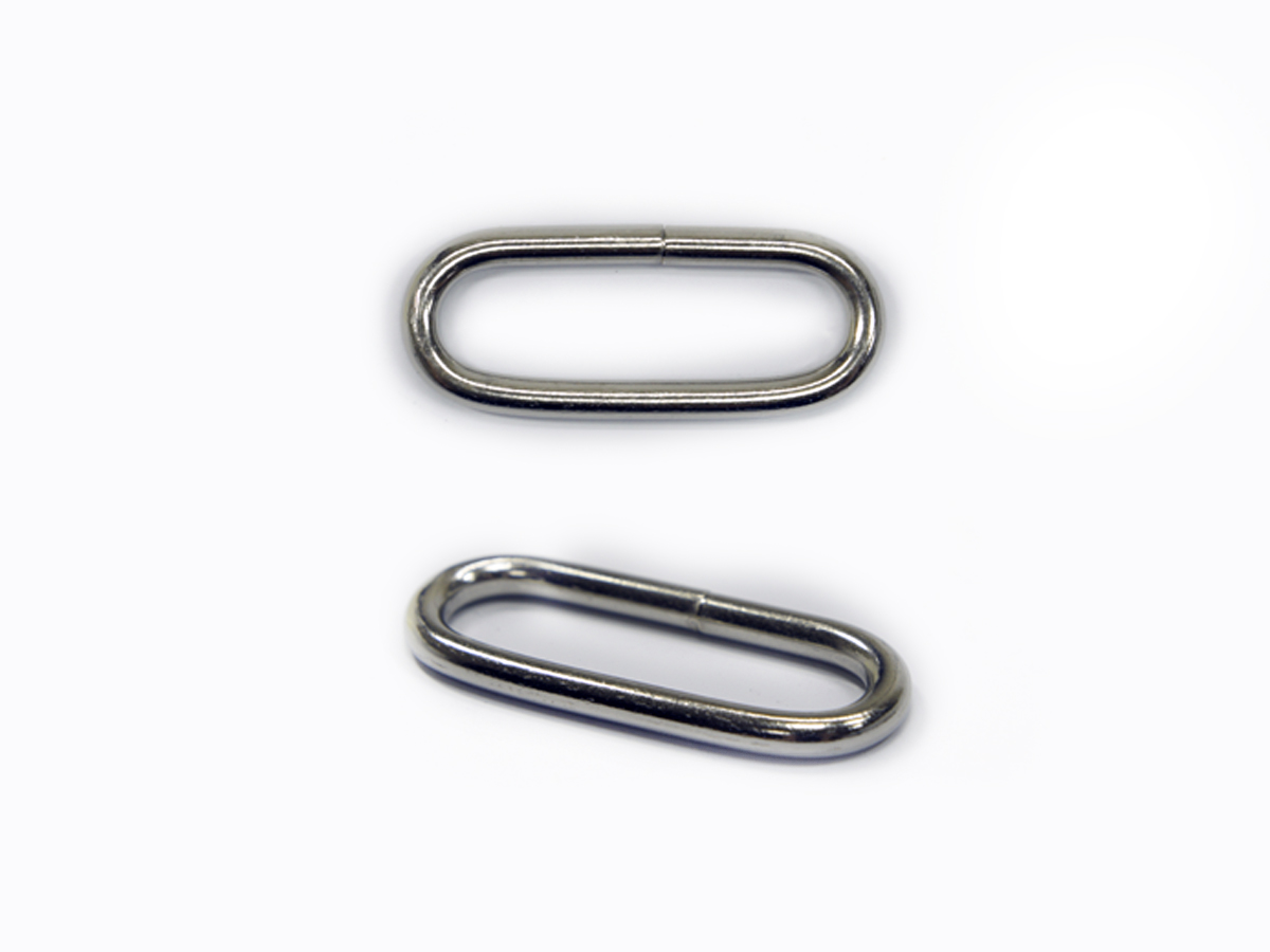 Рамка 50х10х4 овал нікель 50 мм