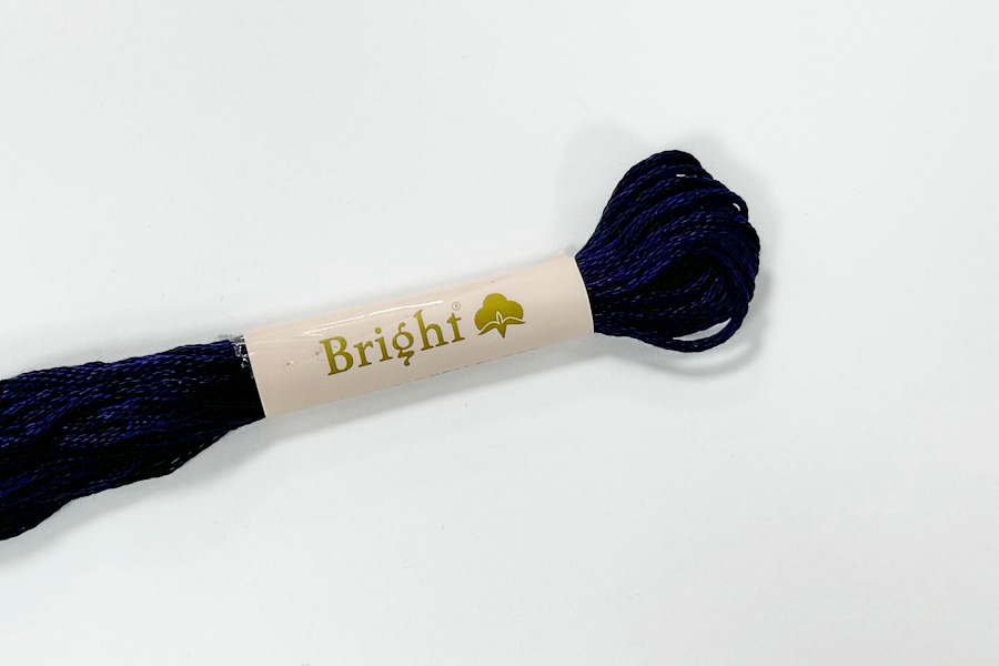 Муліне Bright бавовна синій фіолетовий