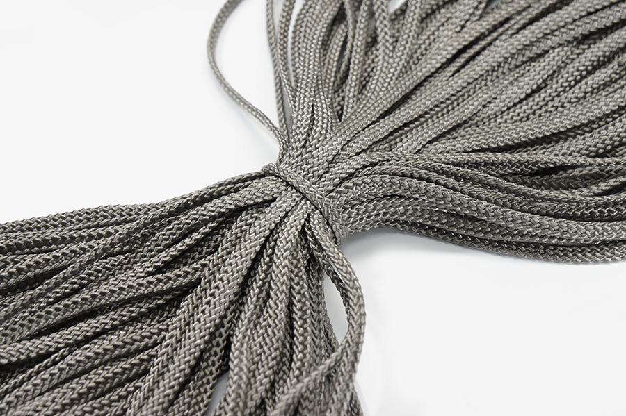 Шнур 5.0 мм для взуття 2330 сірий світлий