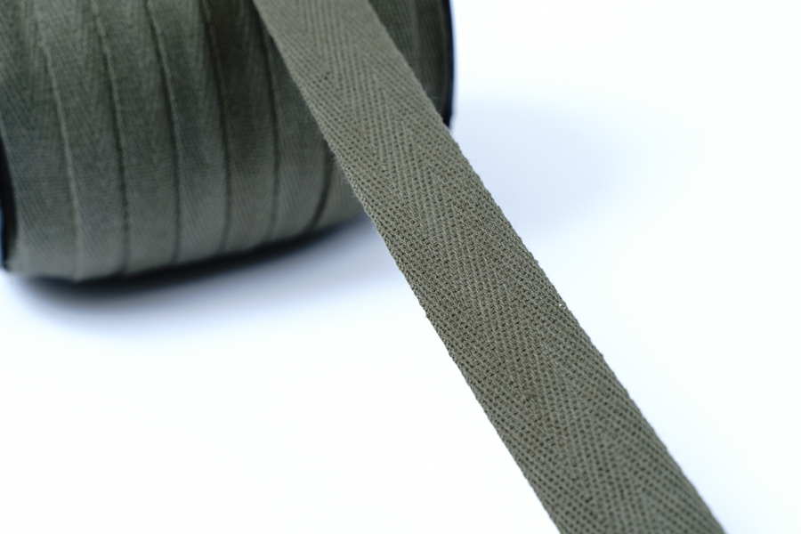 Стрічка кіперна 25 мм полиновий світлий