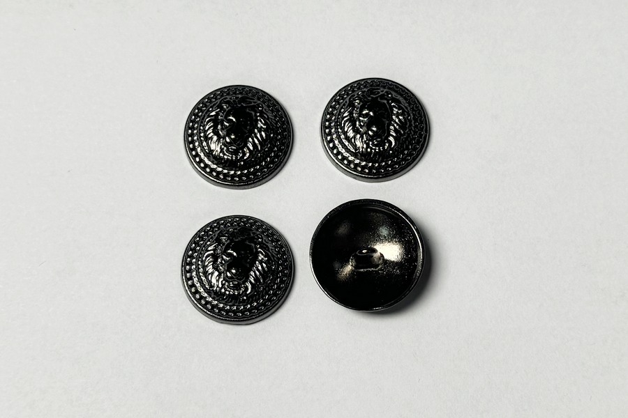 Гудзик на ніжці 23 мм Mertbutton нікель чорний UTS-48