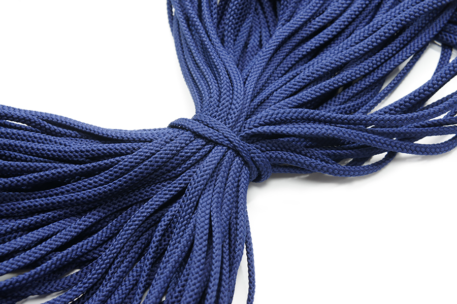 Шнур 7.0 мм для взуття 6-853 Лента синій фіолетовий