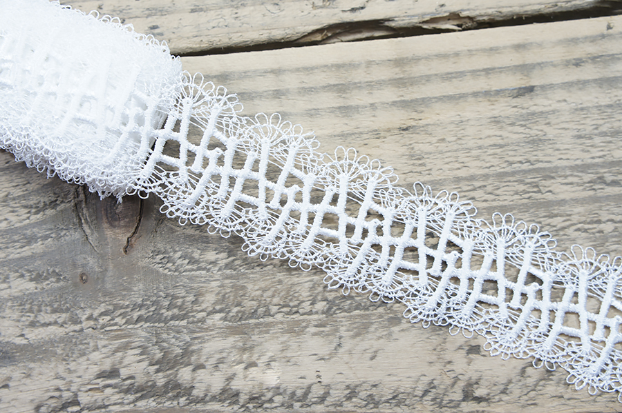 Мереживо гіпюр 50 мм Mertbutton жовтий канарейковий