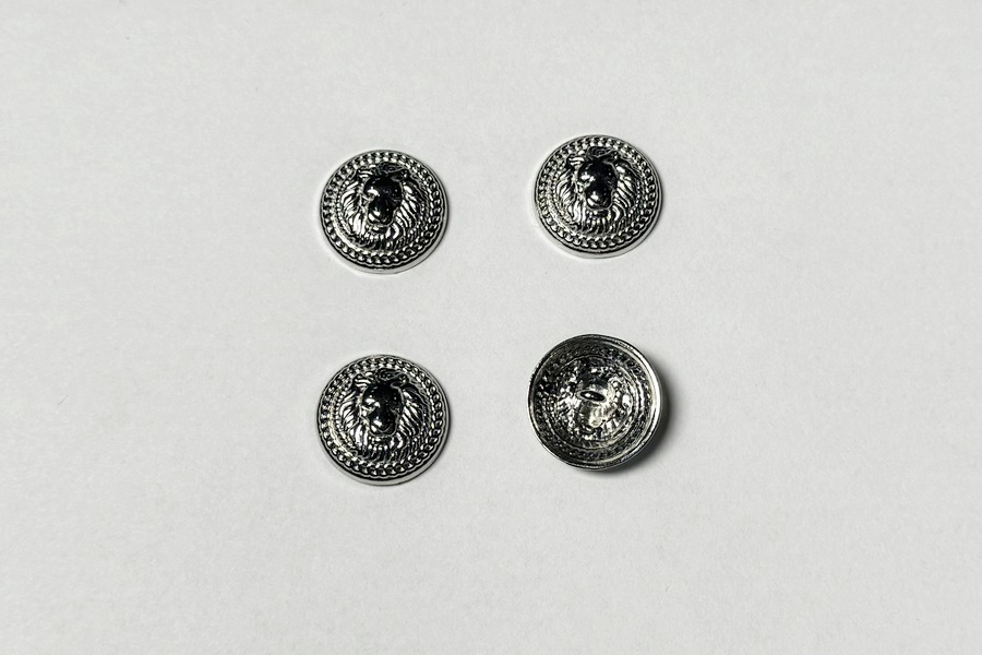 Гудзик на ніжці 18 мм Mertbutton нікель UTS-48