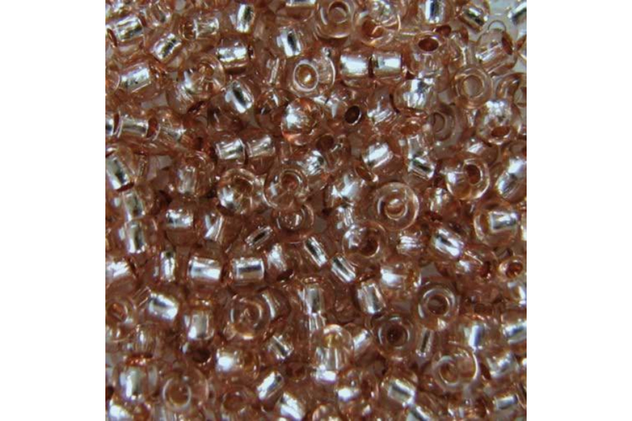 Бісер Preciosa 78112 №10 прозорий сольгель коричневий 2,3 мм