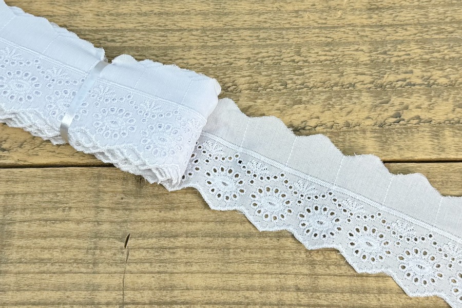 Прошва бавовна 55 мм SinemBro прошва 4BF66-55-white