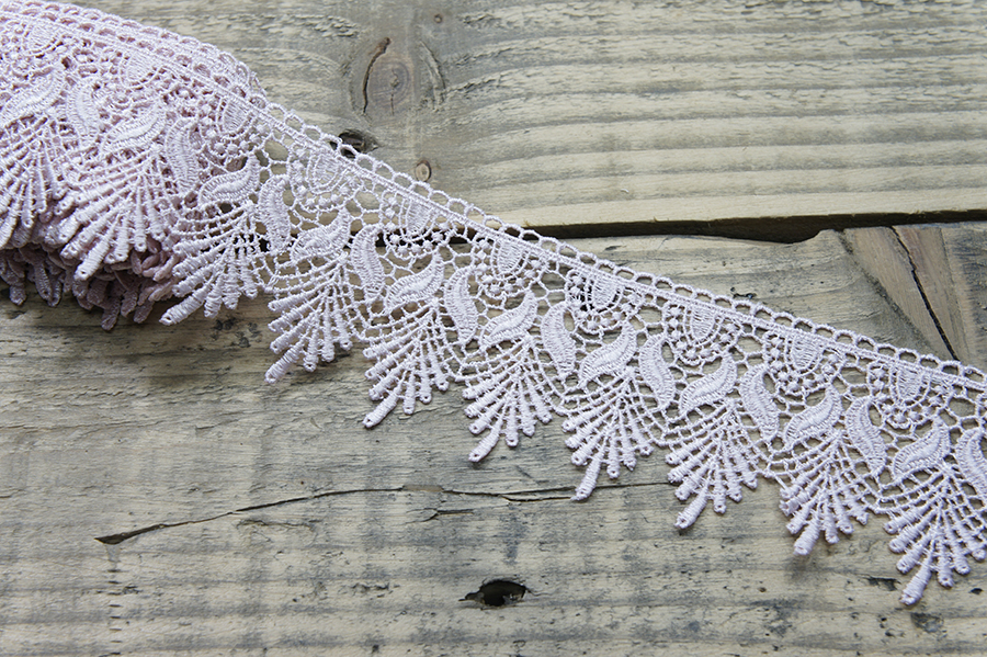 Мереживо гіпюр 70 мм SinemBro рожевий 4G4230-70-1294