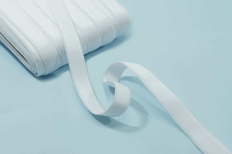 Тасьма еластична 15 мм для бретелей білий