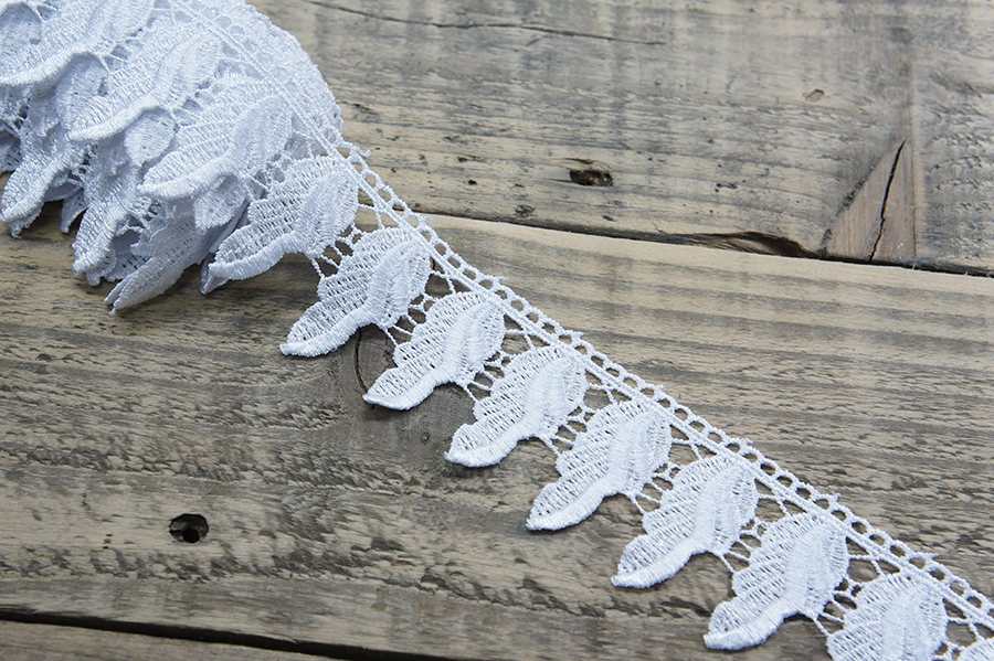 Мереживо гіпюр 60 мм SinemBro білий 4G4233-60-white