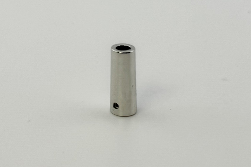 Наконечник для шнура 8х21 мм Mertbutton одинарний нікель