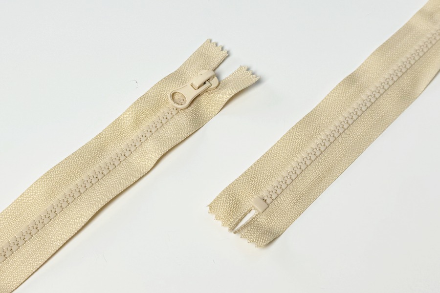 Блискавка MH Тип 5, нероз'ємні персиковий блідий 18 см