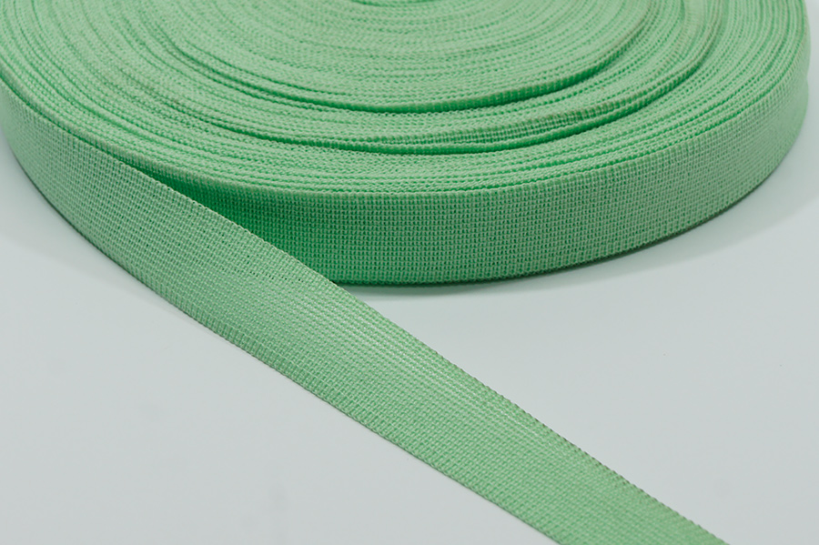 Тасьма 22 мм Лента в'язана м'ятний яскравий