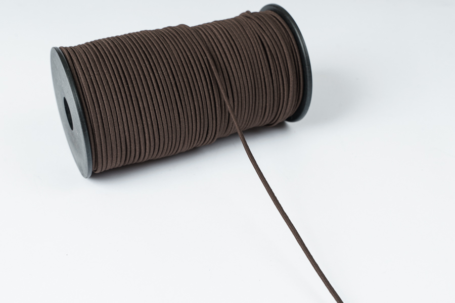 Шнур еластичний 3 мм MH коричневий темний