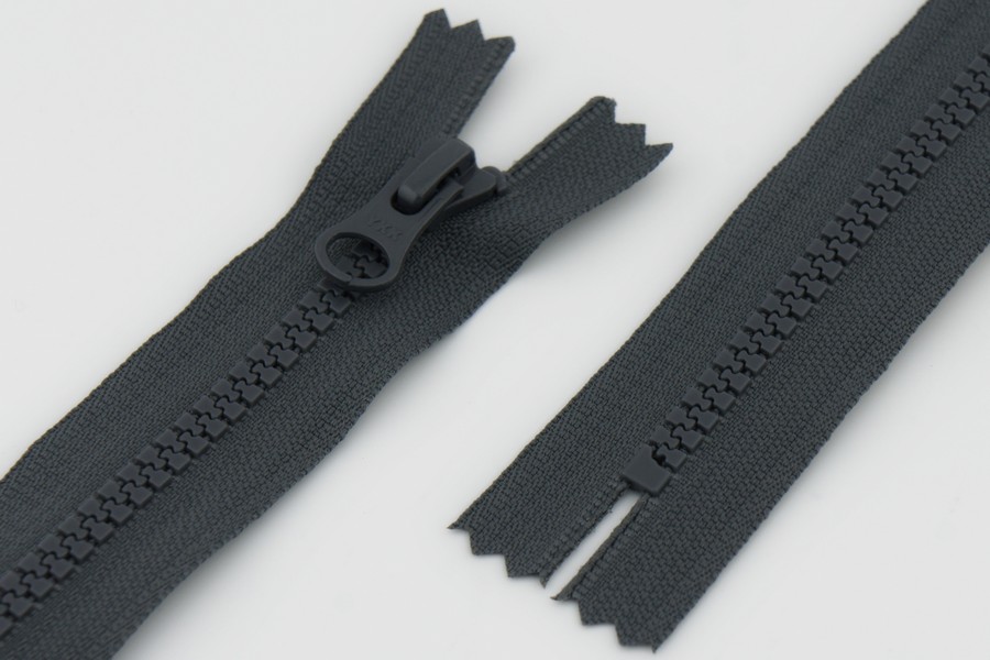 Блискавка YKK Тип 5, нероз'ємні сірий темний 18 см VSC-18-182-DA8LHD