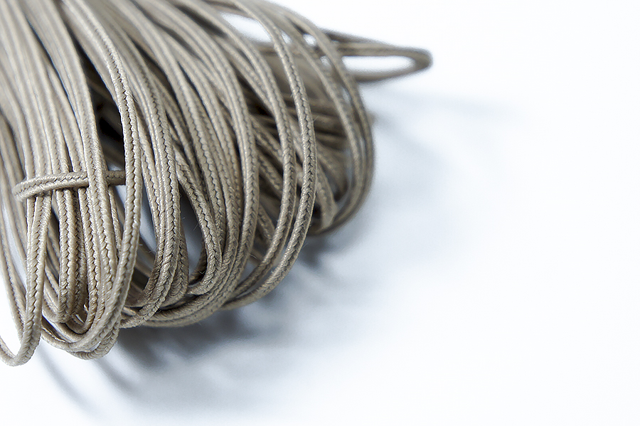 Шнур 1.8 мм сутажний Лента бежевий золотистий