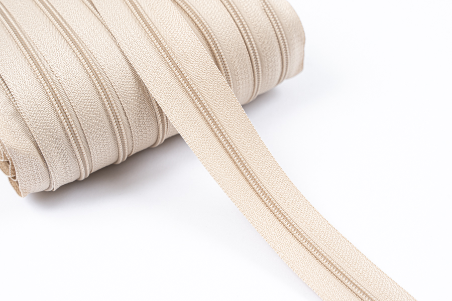 Блискавка рулонна MH Тип 3, вита бежевий сірий світлий