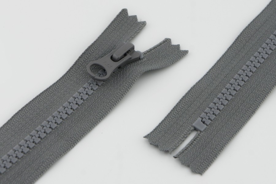 Блискавка YKK Тип 5, нероз'ємні сірий бузковий 18 см