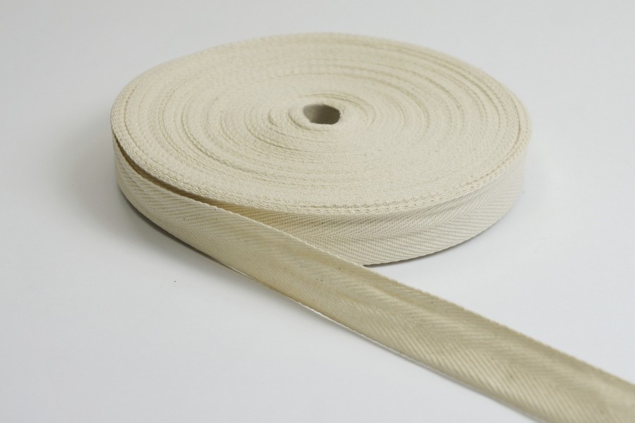Стрічка кіперна 25 мм молочний