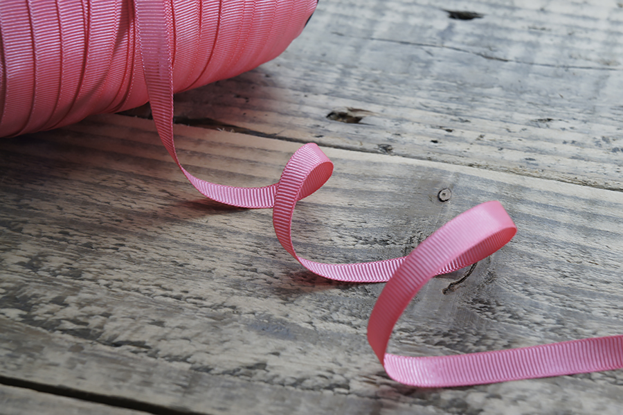 Тасьма 10 мм рожевий темний