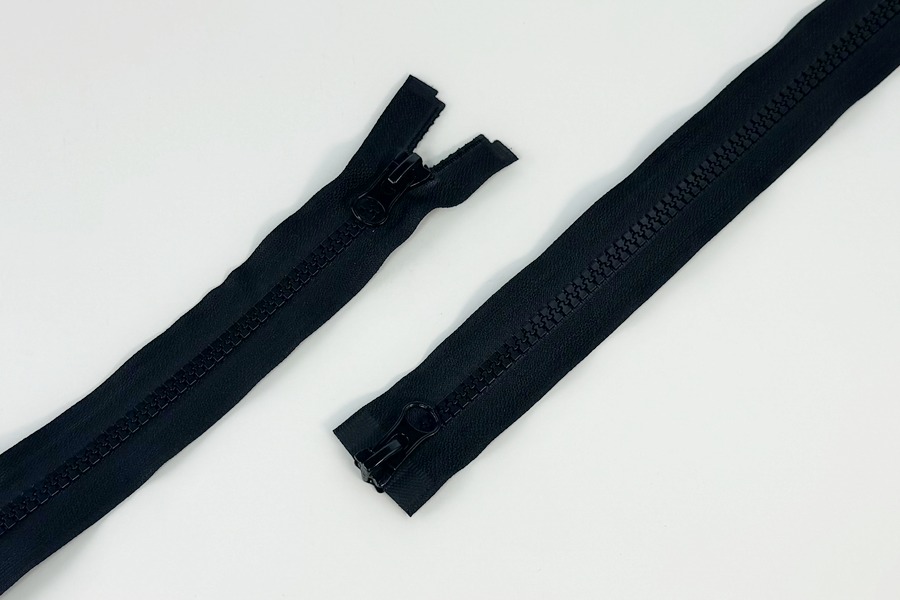 Блискавка Тип 8, 2 замка чорний 80 см 8PTE-080-1015-0580