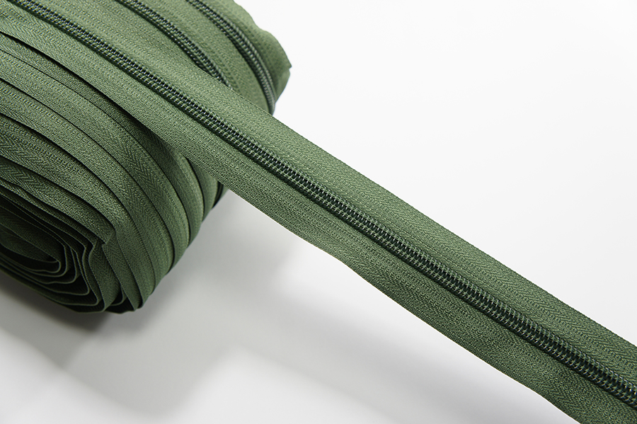 Блискавка рулонна MH Тип 8, вита зеленка