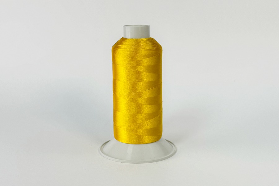 Нитки вишивальні Barva 6150 м поліестер 100% жовтий яскравий