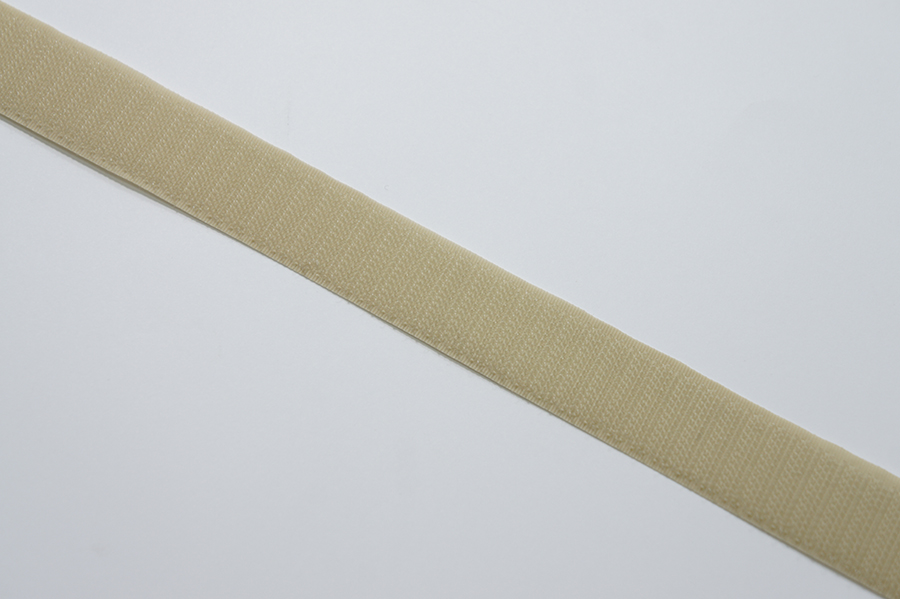 Стрічка 25 мм гачкова Dost гачок бежевий сірий