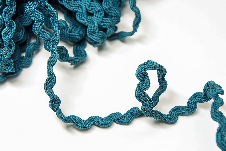 Тасьма в'юнок (хвилька) 9 мм Лента зелений темний 1-51-837067