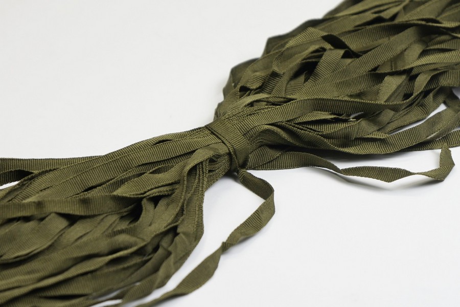 Стрічка прикладна 8 мм болотний темний