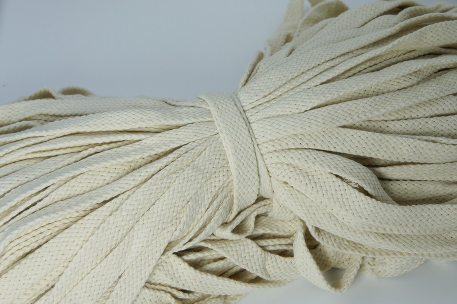 Шнур 15.0 мм для взуття (бавовна) молочний 6888-104