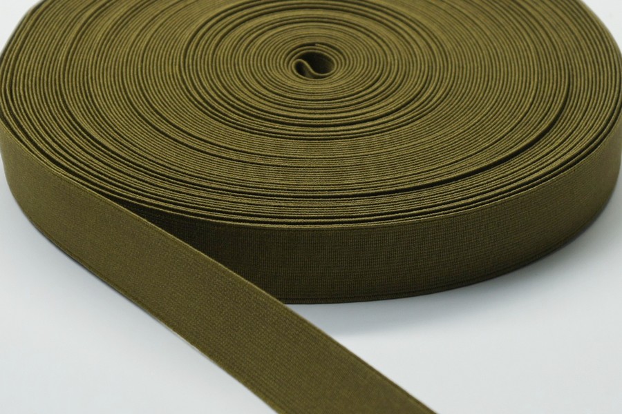 Тасьма еластична 25 мм 7,1 гр/см/м MH ткана койот